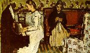 Paul Cezanne Girl at the Piano oil on canvas